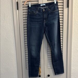 7 For All Mankind B(air) ankle skinny jeans size 28